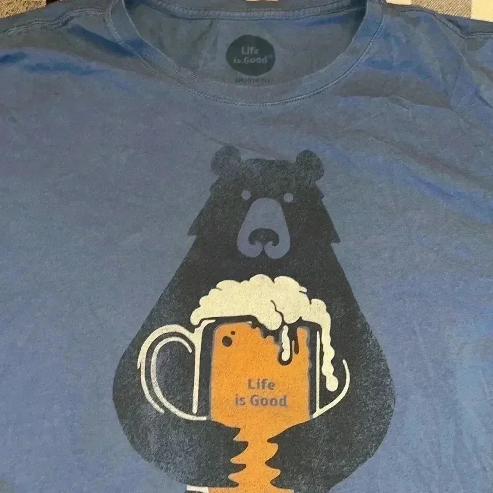 LIFE IS GOOD shirt Size large